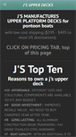 Mobile Screenshot of jsupperdecks.com